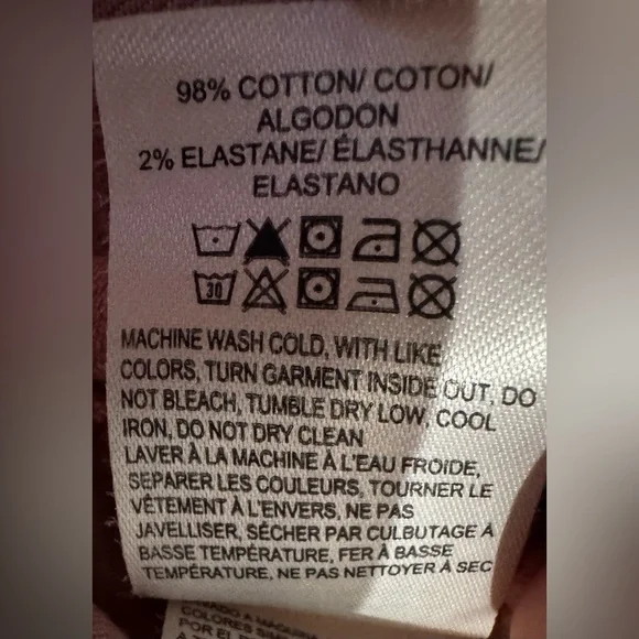 Lucky Brand 90’s Loose High Rise Crop Pink Acid Washed Denim Jeans Size 8/29 - Picture 10 of 11